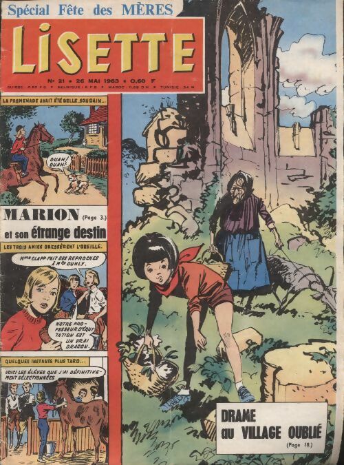 Livrenpoche : Lisette 1963 n°21 : Drame au village oublié - Collectif - Livre