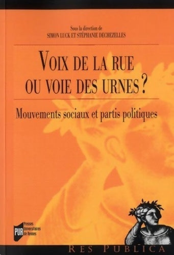 Livrenpoche : Voix de la rue ou voie des urnes - Pur - Livre