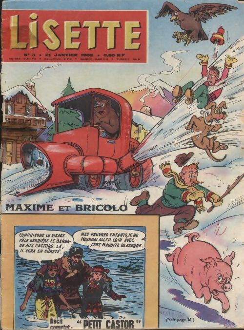 Livrenpoche : Lisette 1962 n°3 : Maxime et Bricolo - Collectif - Livre
