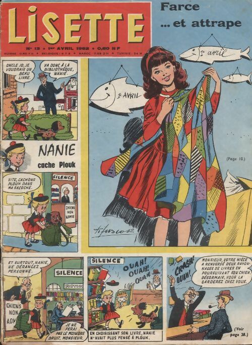 Livrenpoche : Lisette 1962 n°13 : Nanie cache Plouk - Collectif - Livre