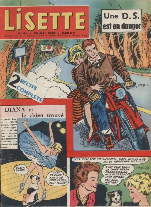 Livrenpoche : Lisette 1962 n°20 : Une D.S en danger - Collectif - Livre