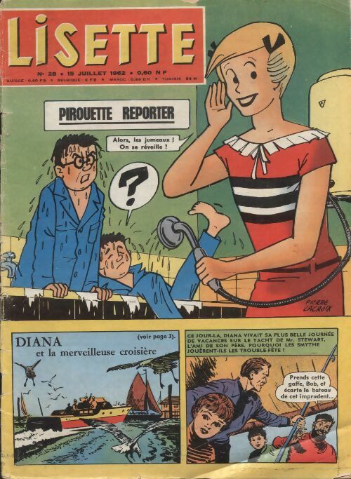 Livrenpoche : Lisette 1962 n°28 : Pirouette reporter - Collectif - Livre