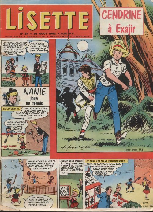 Livrenpoche : Lisette 1962 n°34 : Cendrine à Exajir - Collectif - Livre
