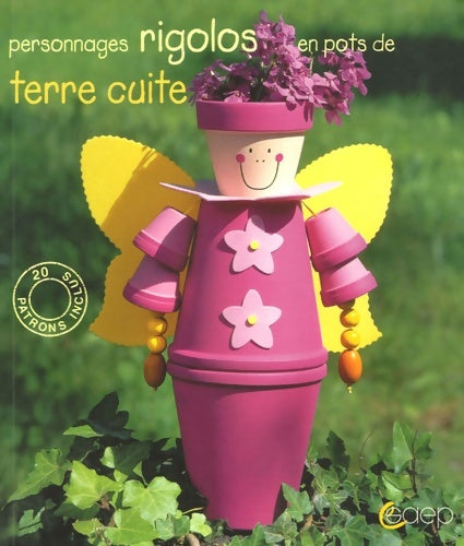 Livrenpoche : Personnages rigolos en pots de terre cuite - Petra Boniberger - Livre