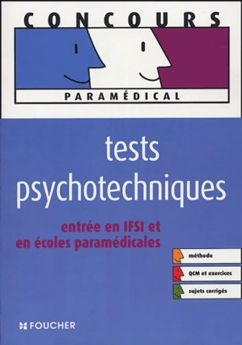 Livrenpoche : Tests psychotechniques entrée en IFSI - Valérie Béal - Livre
