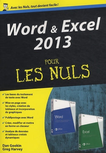 Livrenpoche : Word & Excel 2013 - Dan Gookin - Livre