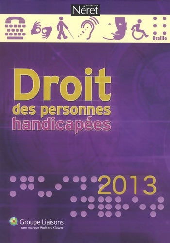 Livrenpoche : Droit des personnes handicapées 2013 - Lisiane Fricotté - Livre