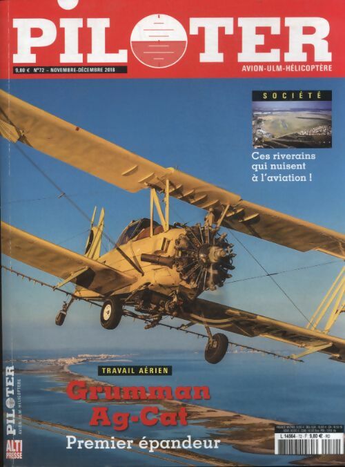 Livrenpoche : Piloter n°72 : Grumman Ag.Cat - Collectif - Livre