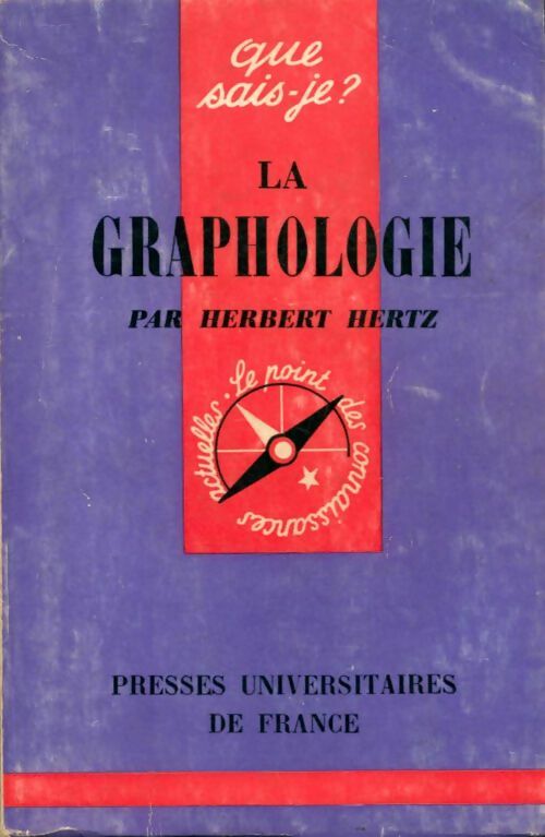 Livrenpoche : La graphologie - Herbert Hertz - Livre