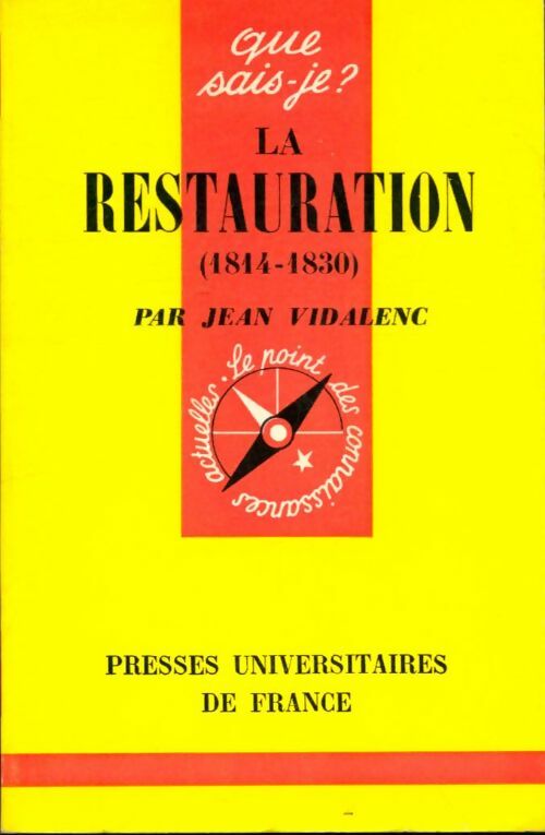 Livrenpoche : La Restauration (1814-1830) - Jean Viladenc - Livre
