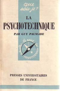 Livrenpoche : La psychotechnique - Guy Palmade - Livre