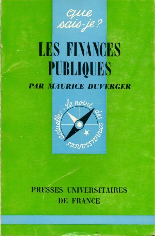 Livrenpoche : Les finances publiques - Maurice Duverger - Livre