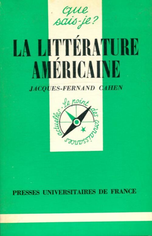 Livrenpoche : La littérature américaine - Jacques-Ferdinand Cahen - Livre