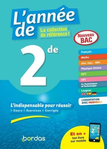 Livrenpoche : L'année de Seconde - toutes les matières - Sophie Pailloux-Riggi - Livre