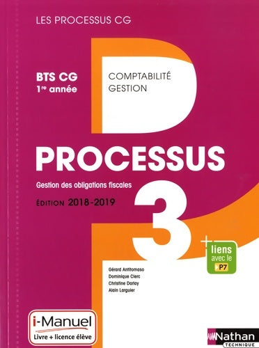 Livrenpoche : Processus 3 - gestion des obligations fiscales - Gérard Antitomaso - Livre