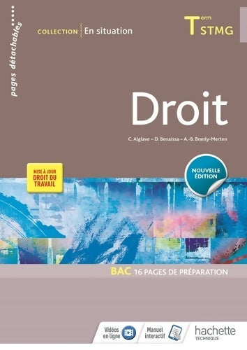 Livrenpoche : En situation droit Terminale STMG - livre élève - Éd. 2018 - Christine Alglave - Livre