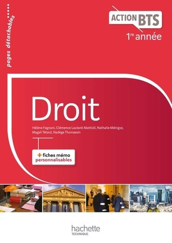 Livrenpoche : Action BTS droit BTS 1re année - livre élève - ed. 2017 - Hélène Fagnani - Livre