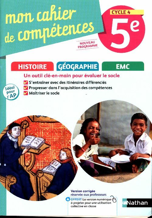Livrenpoche : Mon cahier de compétences 5e - Collectif - Livre