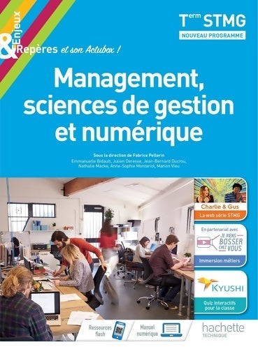 Livrenpoche : Enjeux et repères management sciences de gestion et numérique term STMG - livre élève - Éd. 2020 - Emmanuelle Bidault - Livre