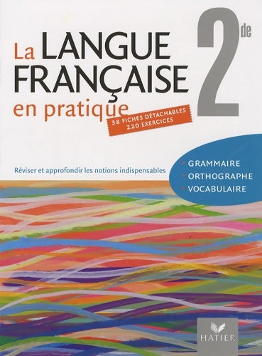 Livrenpoche : La langue française en pratique Seconde éd. 2009 - fichier élève - Xavier Damas - Livre