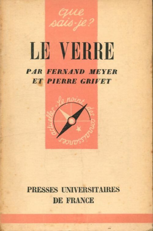 Livrenpoche : Le verre - Pierre Fernand; Grivet - Livre