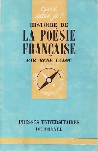 Livrenpoche : Histoire de la poésie française - René Lalou - Livre