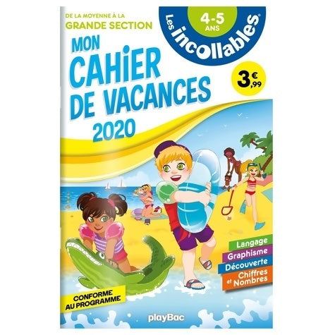 Livrenpoche : Mon cahier de vacances 2020. De la moyenne à la grande section - Collectif - Livre