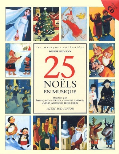 Livrenpoche : 25 noëls en musique (+1cd) - Sophie Humann - Livre