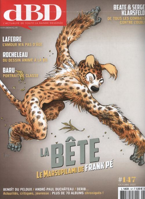 Livrenpoche : DBD n°147 : La bête, le Marsupilami de Frank Pé - Collectif - Livre
