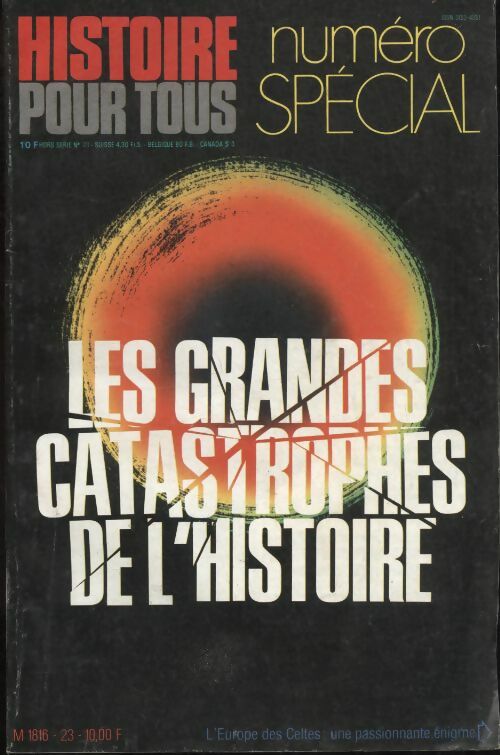 Livrenpoche : Histoire pour tous hors-série n°23 : Les grandes catastrophes de l'histoire - Collectif - Livre