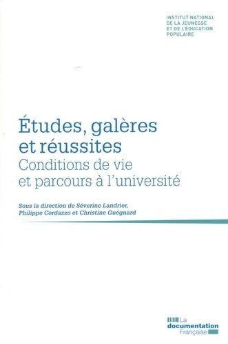 Livrenpoche : études galères et réussites : Condition de vie et parcours à l'université - De Institut National - Livre