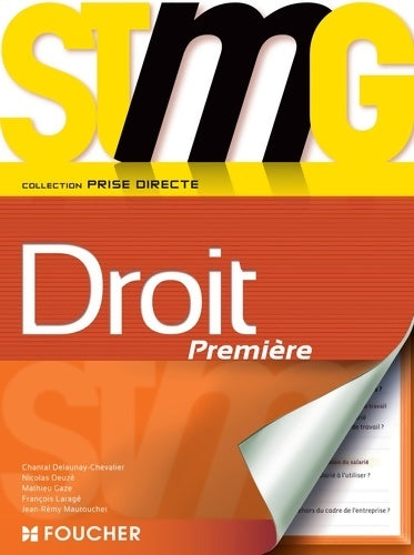 Livrenpoche : Prise directe droit 1re bac STMG - Jean-rémy Mautouchet - Livre