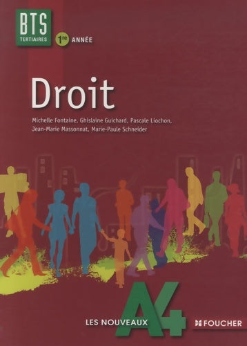 Livrenpoche : Droit 1re année BTS - Michelle Fontaine - Livre