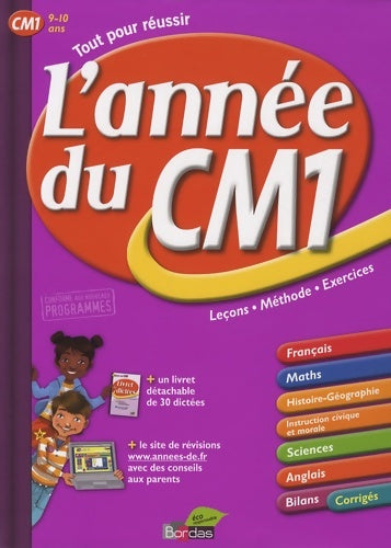 Livrenpoche : L'année du CM1 : 9-10 ans - Alain Charles - Livre