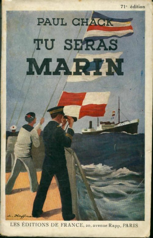Livrenpoche : Tu seras marin - Paul Chack - Livre