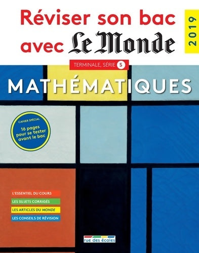 Livrenpoche : Réviser son bac avec le monde - mathématiques 2019 - Collectif - Livre