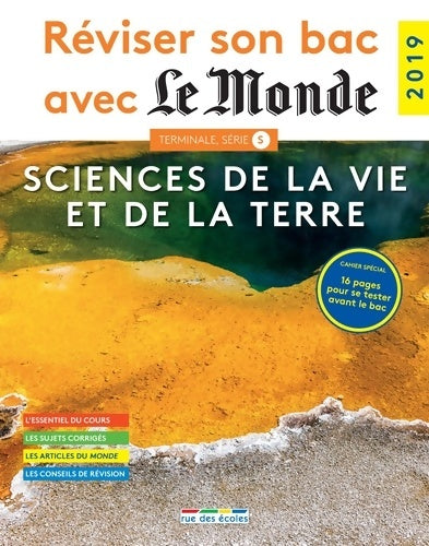 Livrenpoche : Réviser son bac avec le monde - sciences de la vie et de la terre 2019 - Collectif - Livre
