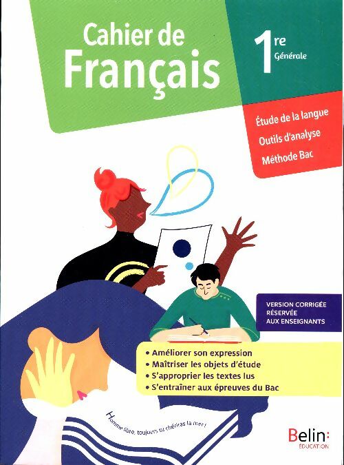 Livrenpoche : Cahier de français 1ère générale - Collectif - Livre