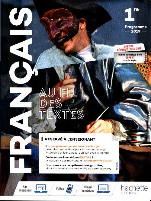 Livrenpoche : Français 1ère 2019. Enseignant - Camille Dappoigny - Livre