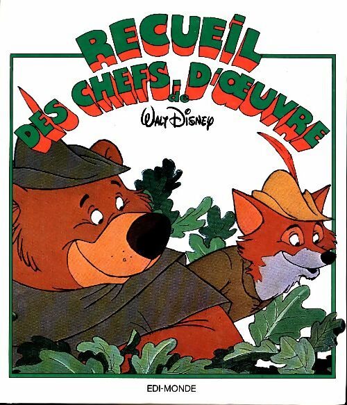 Livrenpoche : Recueil des chefs d'oeuvre Walt Disney - Collectif - Livre