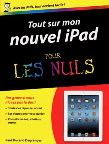 Livrenpoche : Tout sur mon nouvel ipad pour les nuls - Paul Durand Degranges - Livre
