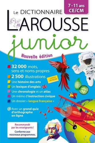 Dictionnaire larousse junior. 7/11 ans ce/cm - Corinne Schullbaum - Livre