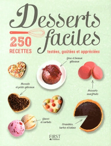Livrenpoche : Desserts faciles - 250 recettes testées goûtées et appréciées - Collectif - Livre