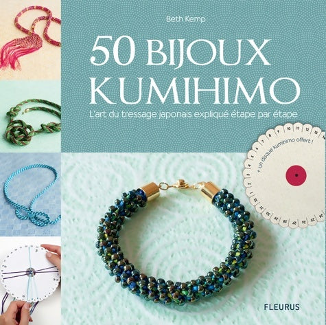 50 bijoux kumihimo - Beth Kemp - Livre