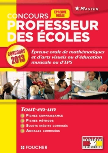 Livrenpoche : épreuve orale de mathématiques et d'arts visuels ou d'éducation musicale ou d'eps concours 2013 : Concours professeur des écoles épreuve orale - Eric Tisserand - Livre