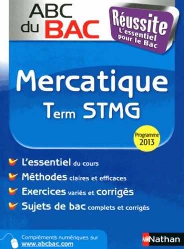 Livrenpoche : Mercatique Terminale STMG - Jean-francois Ferre - Livre