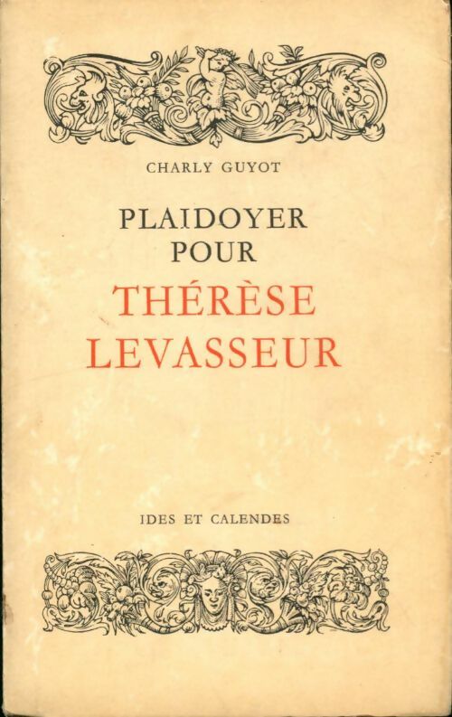 Livrenpoche : Plaidoyer pour Therese Levasseur - Charles Guyot - Livre