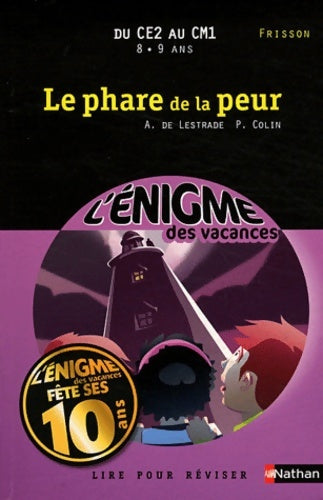 Livrenpoche : Cahier de vacances - énigmes vacances le phare de la peur - Pierre Colin - Livre