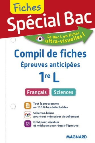Livrenpoche : Compil de fiches épreuves anticipées 1ère L - Collectif - Livre