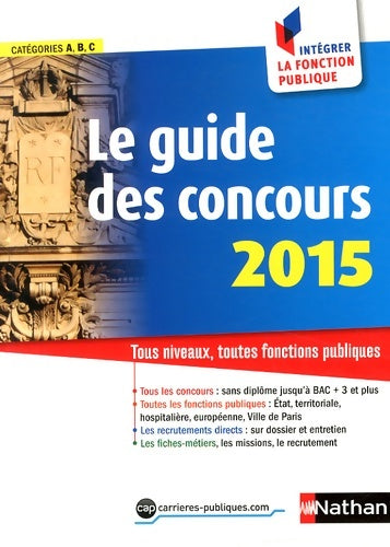 Livrenpoche : Le guide des concours 2015 - Sylvie Grasser - Livre